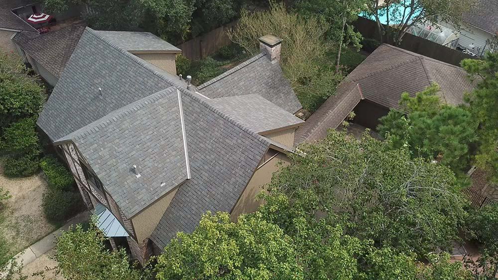 A new CertainTeed roof in Houston