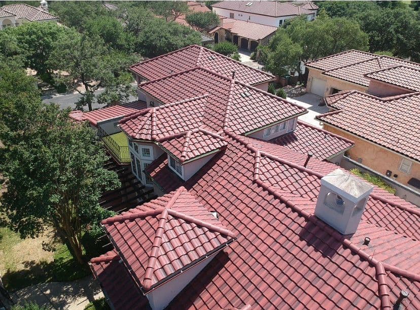 Another tile re-roof project finished in The Dominion, TX