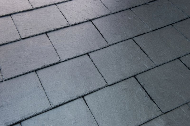 A slate tile roof - example